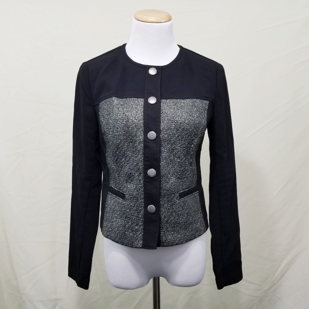 CAbi 3036 Media Jacket blazer black panel block XS